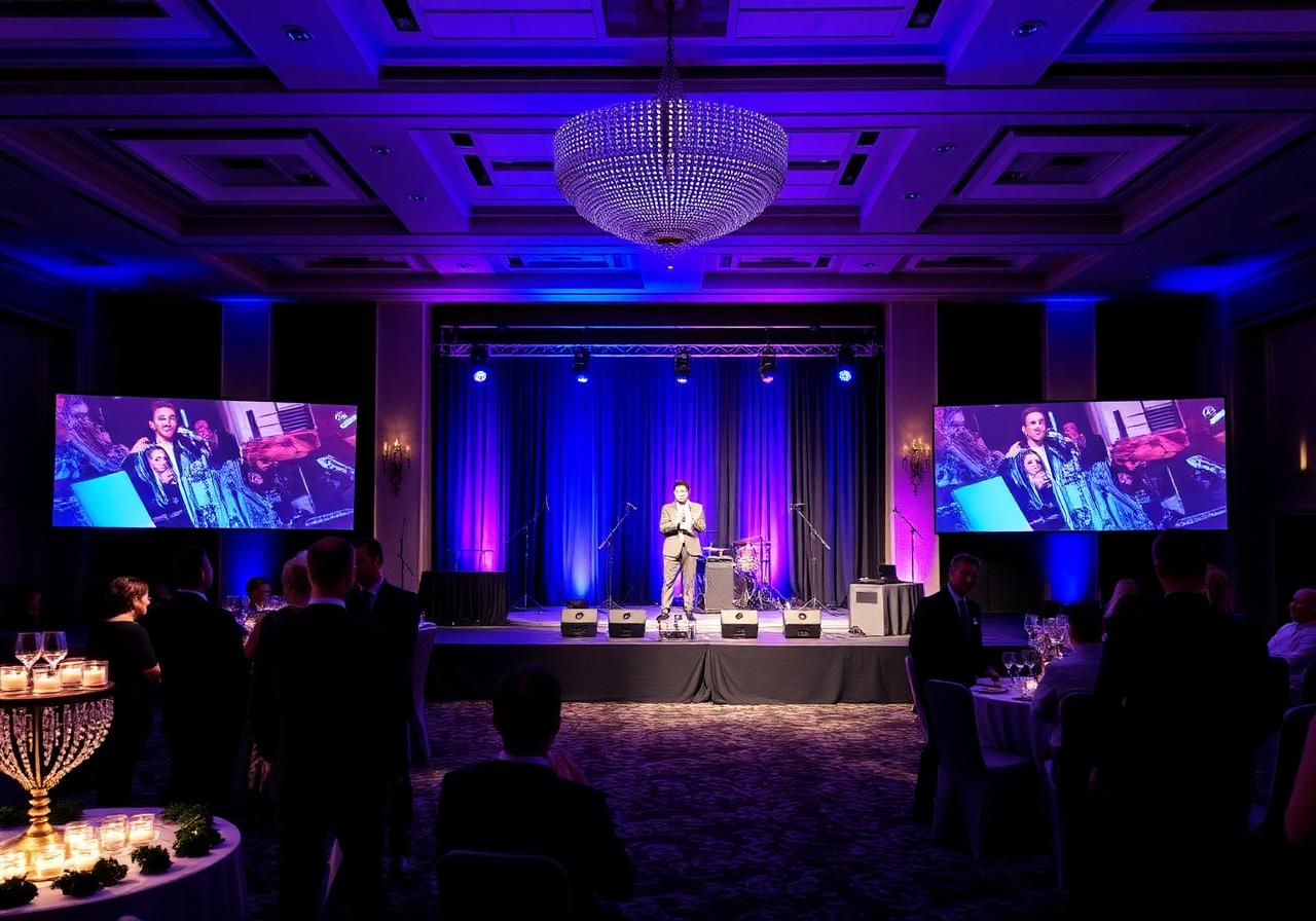 Corporate annual event ballroom